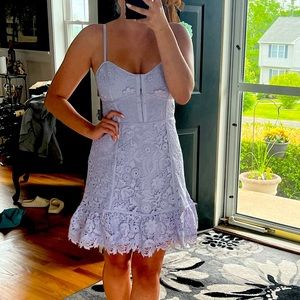 NEVER WORN Purple Lace Dress